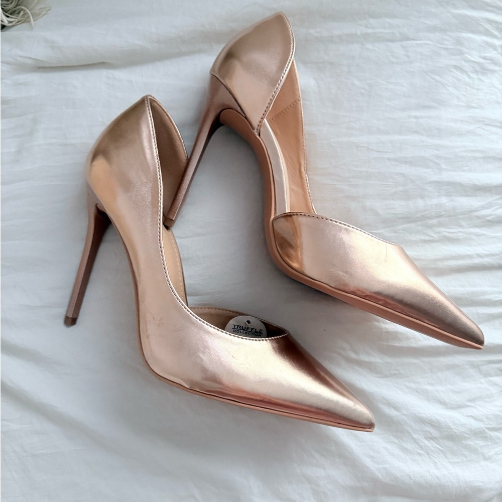 Elegant Metallic Heels
